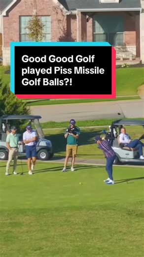 Piss Missile Golf Balls Competition with Good Good Golf
