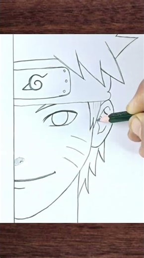How To Draw NARUTO Anime || Easy Pencil Draw | NARUTO Easy Drawing For Beginner