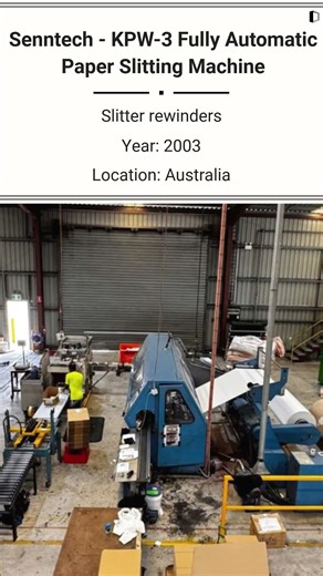 🚨 FOR SALE – High-Speed Senntech KPW-3 Slitter Rewinder ‪@Machinedalal‬