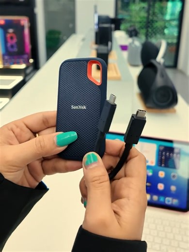 SanDisk Portable SSD: iPhone, iPad, MacBook အသုံးပြုနည်းများ