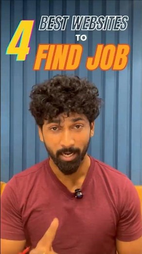 Top 4 Job Searching Portals | Best Websites to Find Job | #shorts #career #job #freshers