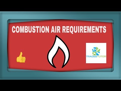 Combustion air requirements