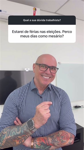 Direitos do trabalhador convocado como mesário nas eleições