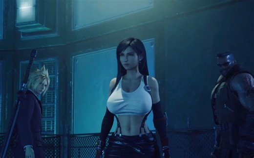 《最终幻想7:重制版》蒂法MOD展示