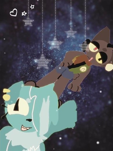 E.T is an alien :3 Cal x Melony #oc #edit #art