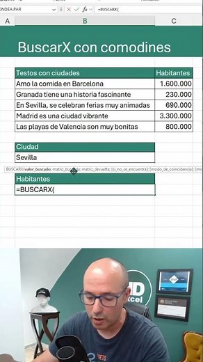 ✅ COMO BUSCAR CON COMODINES en #excel #exceltips #excelformula