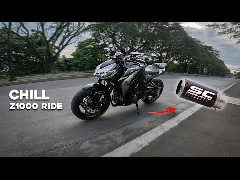 Kawasaki Z1000 - POV RIDE + SUPER CLEAN EXHAUST SOUND.