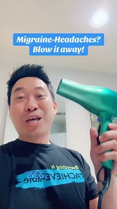 102K views · 2K reactions | Do you get chronic migraine-headaches? Blow dry it away… #anythingisachieveable #achieveintegrativehealth #theacusensei | Achieve Integrative Health | Facebook