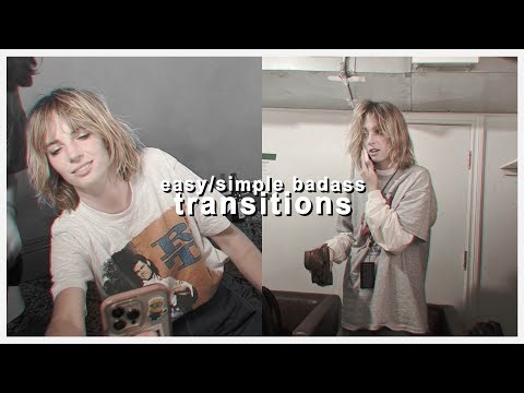 easy/simple badass transitions for edits - after effects tutorial + project file | klqvsluv