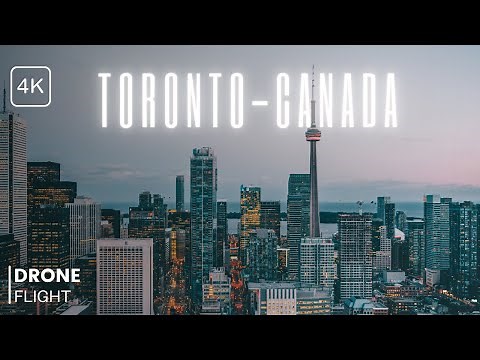 Toronto, Canada | Drone Flight Over The Landmarks Of Toronto | 4K Ultra HD Video |