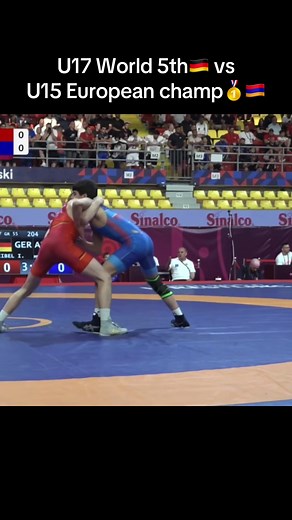 U17 European Wrestling Championships: Siebel vs Mnatsakanyan