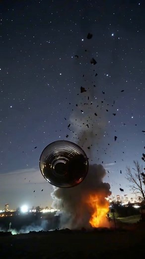 198K views · 2.1K reactions | Metallic Object Falls From the Sky After Bright Beam Hits It #ufo #ufos #uap #uaps #Ovni #fblifestyle | Ufonomenon | Facebook