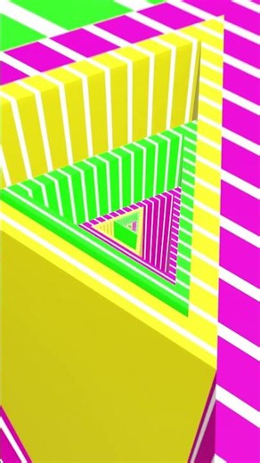 🔺 Endless Triangle Tunnel ♾️