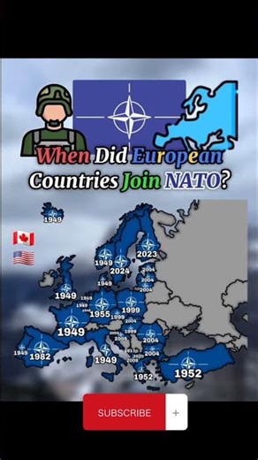 Map of NATO countries - 🗺