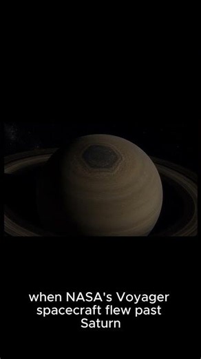 A perfect hexagon is swirling around Saturn’s north pole 🪐 Learn and explore while you fall asleep