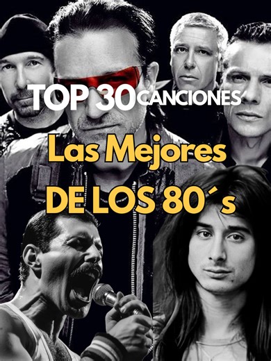 Si NO conoces estas 30 canciones… nunca viviste los 80 Si estas canciones no te hacen sentir nostalgia… probablemente nunca viviste los 80. En este video reunimos 30 canciones que marcaron una generación completa. Himnos que dominaron la radio, fiestas, conciertos y millones de corazones alrededor del mundo. Desde Michael Jackson hasta Queen, pasando por Bon Jovi, Madonna, Journey y muchos más… este video es un viaje directo a la década más explosiva de la música. Prepárate para nostalgia pura, 