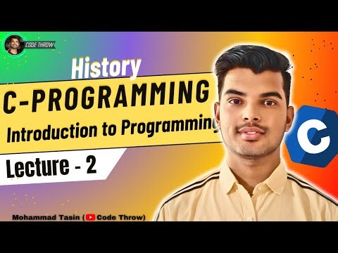Introduction to Programming and History of C Language | Learn C Programming for Beginners (2025)