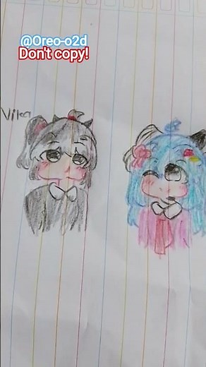 chibi 😍//draw//#art//#akuOreo