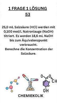 1 QUESTION 1 - SOLUTION - 53 #school #chemistry #titration #highschoolfinalexam