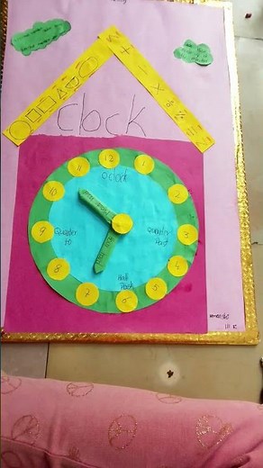 maths clock activity part 2
