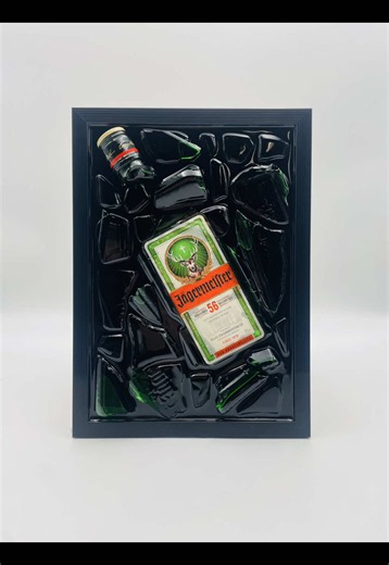 Jägermeister Broken Bottle Art DIY Tutorial
