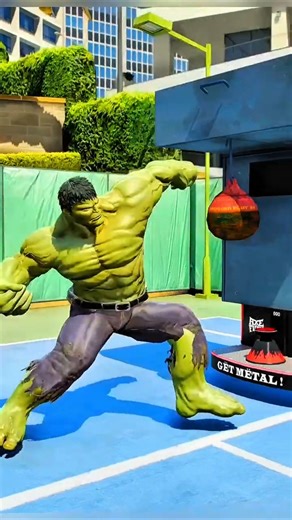 Hulk Vs Marvel, DC Superheroes Punching Machine Challenge 👊 Challeng #viralshortsvideo #viralshort