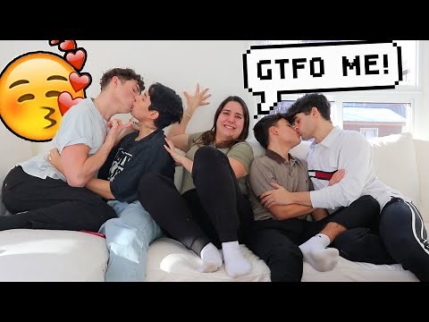 Kissing In Front Of Our Best Friend *Gay Couple Prank*