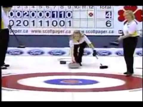 Most Intense Curling Shot Ever A Funny Video