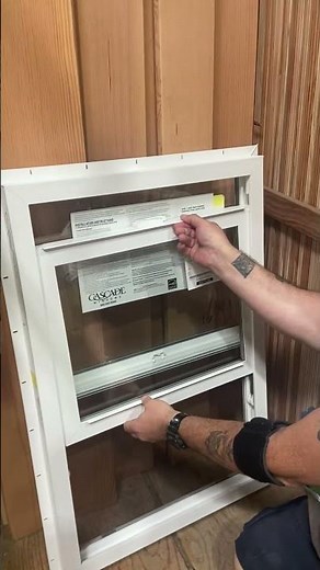 Removing the active part of a single hung window