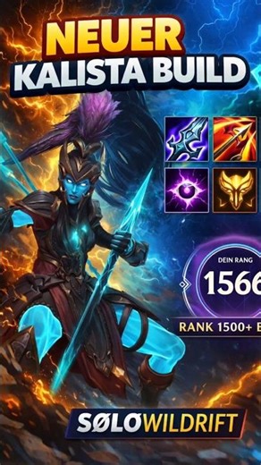 TRY THIS NEW KALISTA OP BUILD TRUST ME :D #adc #highelo #kalista #challenger #legendary