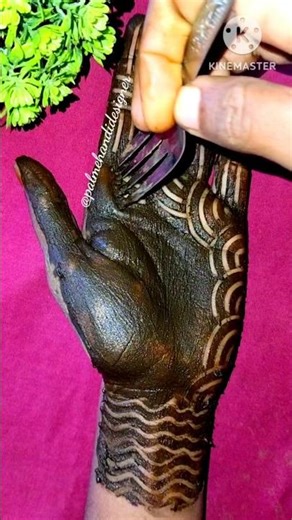 Easy mehandi design #mehandi #easy #viralvideos