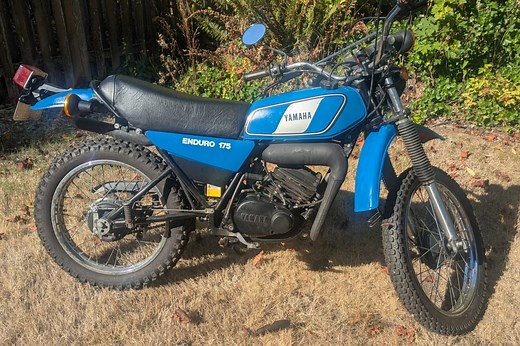 No Reserve: 22-Years-Owned 1978 Yamaha DT175 Enduro