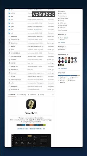 17.6K+ Stars • AI | Voicebox — The Open-Source Voice Synthesis Studio #shorts