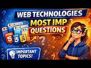 Web Techology Important Questions | BCA EXPERT