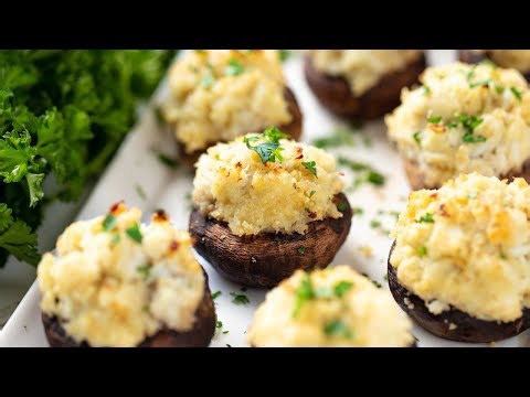 How to make easy crab stuffed mushrooms