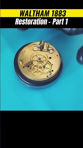 American Waltham Model 1883 Restoration Part 1 Full Disassembly