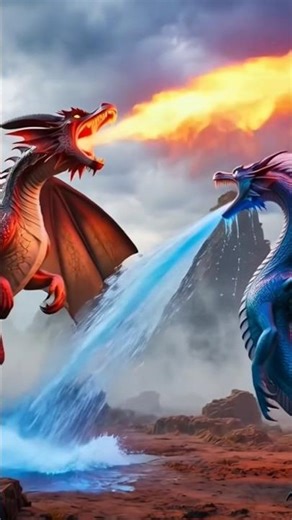 fire vs. water: The Mythical Convergence of fire 🔥 and Ocean 🌊