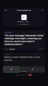 Nike Interview: How to Answer 'High-Pressure Design Deadline'