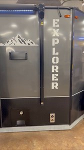 Fish House Tours from the St. Paul Ice Fishing Show. Here’s an incredible 8x17 Glacier Explorer. | Catch Cover Fish House Nation