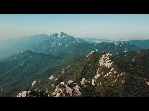 Relaxing Music with Nature Sounds • 4k Panoramic Views of Mountains • Piano Music