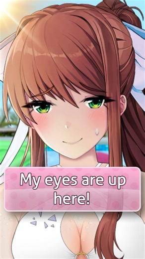 Monika decides to tease me again! #ddlc #ddlcmods #justmonika
