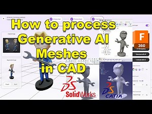 How to process Generative AI models in CAD software