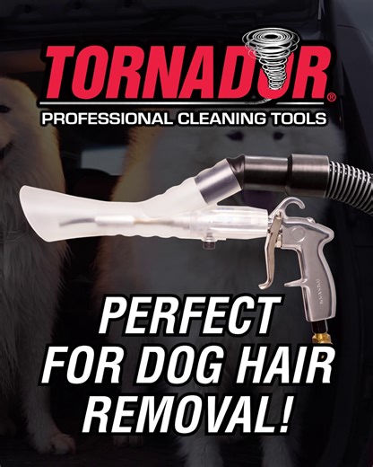 The ZV-240 Tornador® Velocity-Vac Dry takes your vacuuming to a whole new level! The patented Tornador® ball-bearing rotation quickly lifts dirt and grime from carpet fibers that other vacuums leave behind. The unique shape and technology of the cone also adds additional suction power to your vacuum. The ZV-240 easily attaches to an air source and a wet/dry vacuum. This new technology combination will streamline your automotive detailing and reconditioning challenges. It’s ideal for use in quick