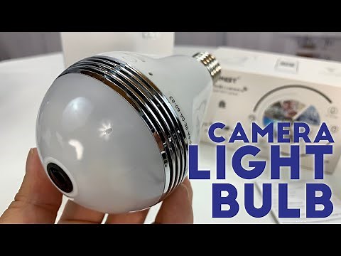 Hidden Security Camera LED Light Bulb Review