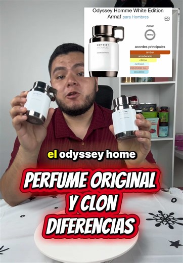 Identifica el Odyssey Homme White Original Desde su Presentación