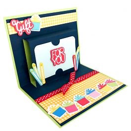Gift Card Pop-Up Drop-in Insert Die Set