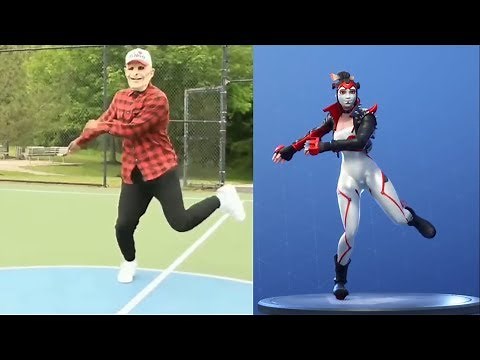Fortnite Billy Bounce emote in real life