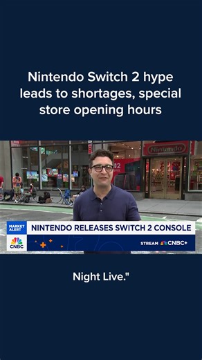 16K views · 207 reactions | CNBC's Steve Kovach reports on Nintendo releasing its highly anticipated Switch 2 console on Thursday. The gaming giant expects to sell about 15 million Switch units this year, but the Vietnam-manufactured console has also been impacted by tariff uncertainty. Watch more: cnb.cx/4dLb3HQ | CNBC | Facebook