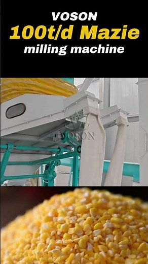 100TPD Maize Milling Plant | High-Efficiency Maize Flour Production Line by Voson Machinery