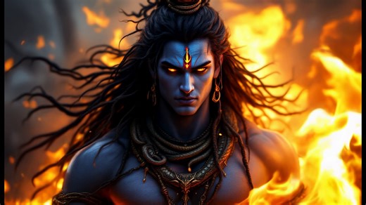 Ai Generated, Shiva 4K Videos, Divine Imagery. Free Stock Video